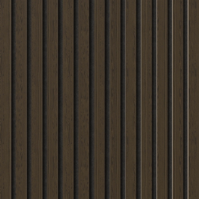 Fire-retardant acoustic panels - Smoked Oak Veneer look 60 x 248 cm